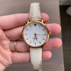 kate spade Rose Gold Metro Strap Watch